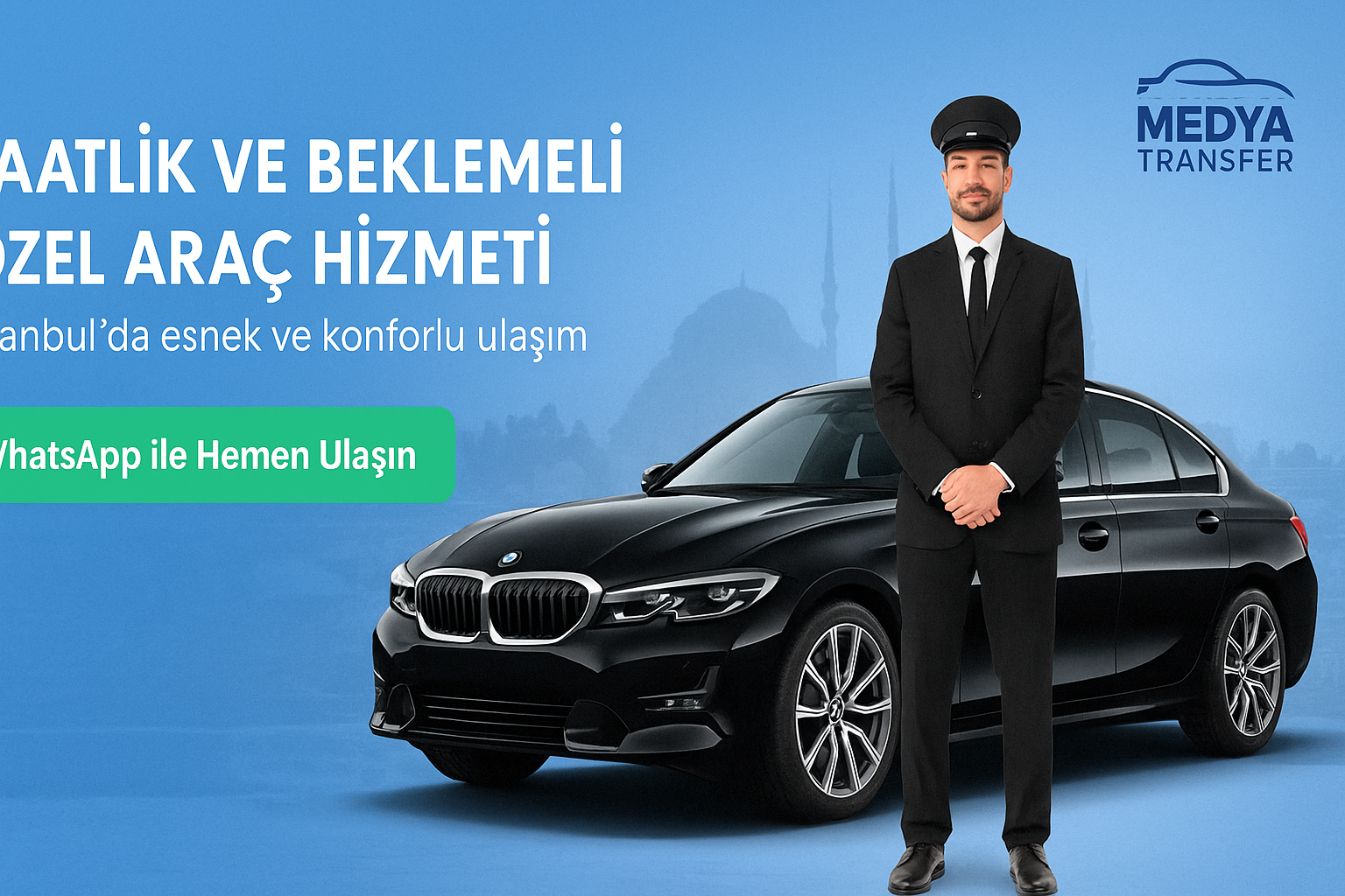 Saatlik ve Beklemeli Özel Araç Hizmeti – İstanbul’da Esnek ve Konforlu Ulaşım